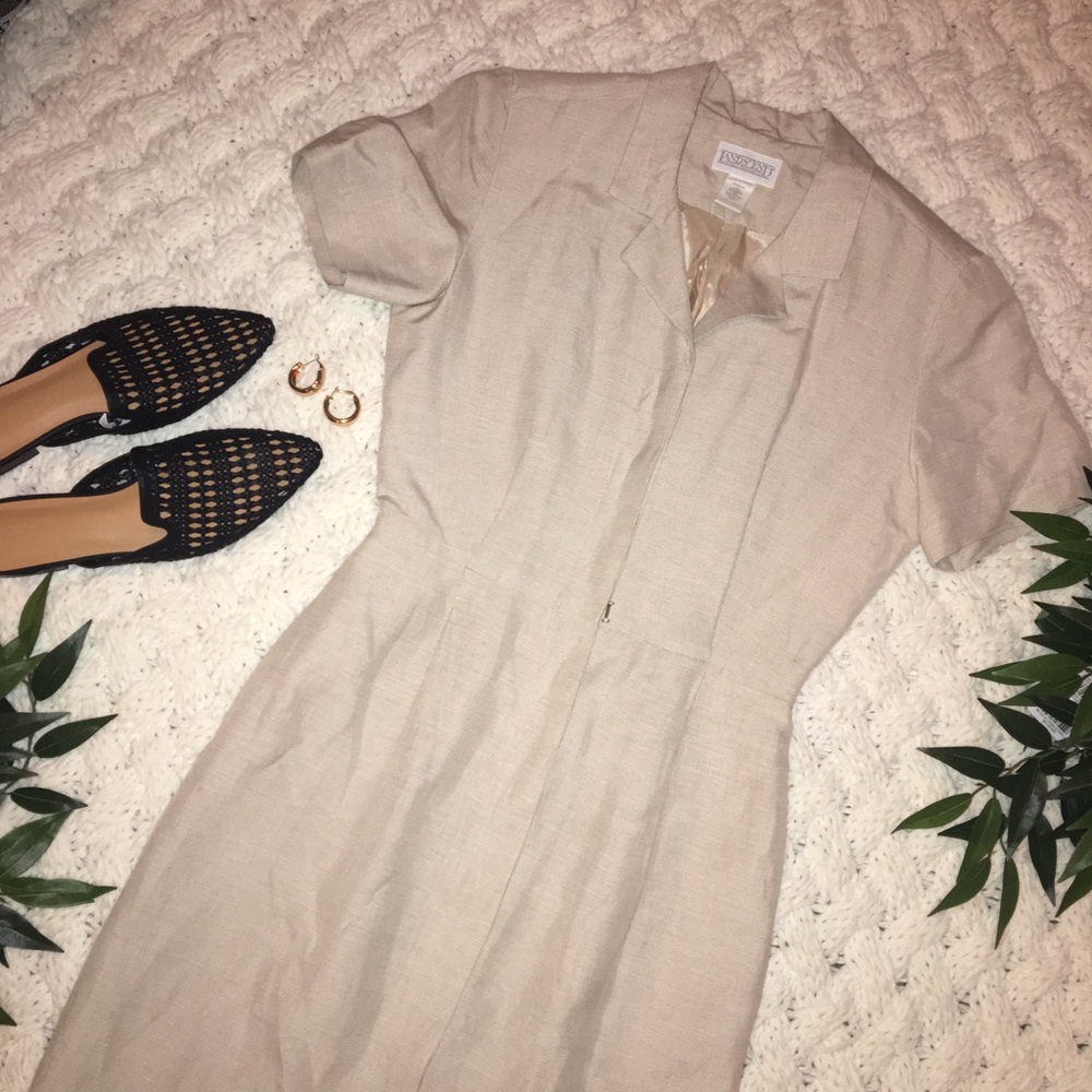 Check Patterned Vintage Dress